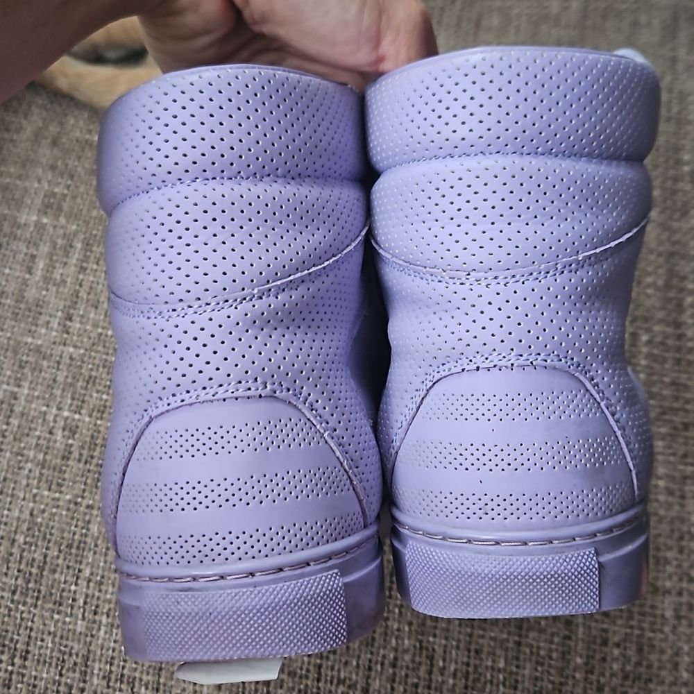 Balenciaga sz 41IT / US 11 women's purple leather high tops authenticated - Picture 9 of 12